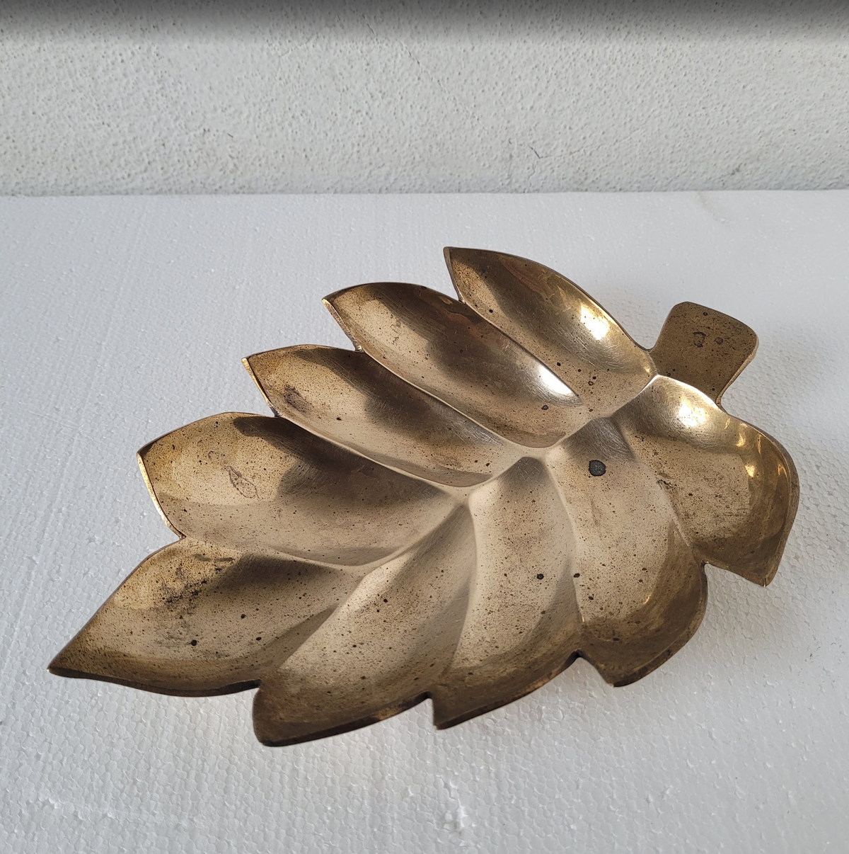 Brass Leaf Dish