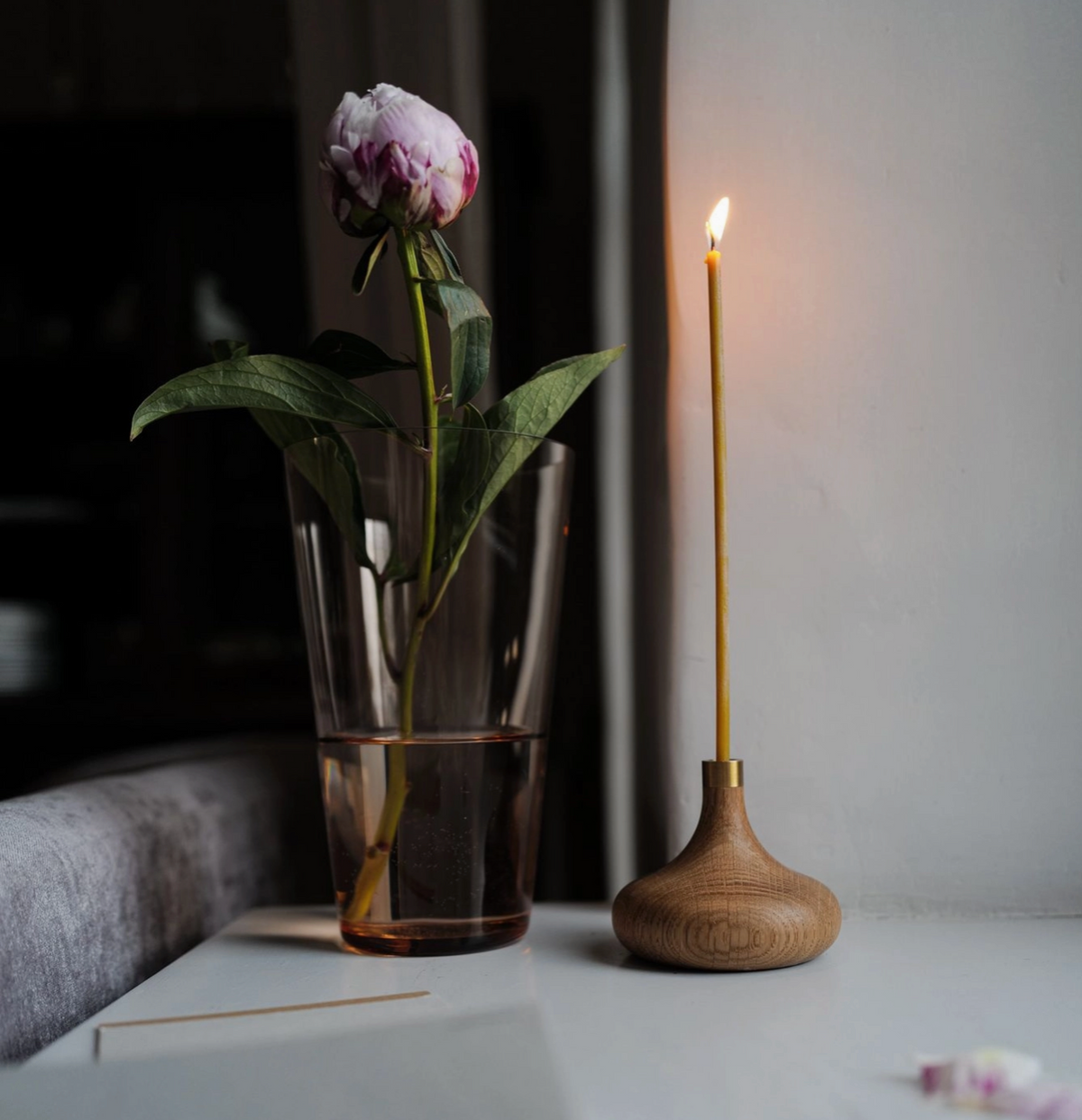 Wooden Candle Holder