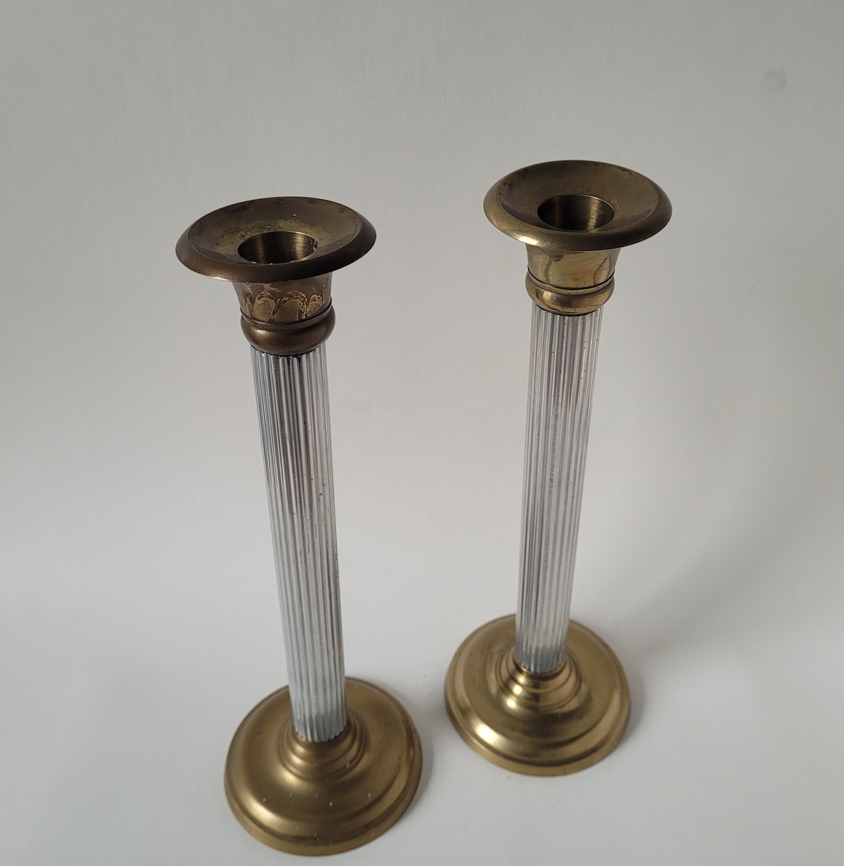 Mix Metal Candlesticks