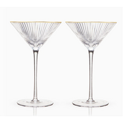 Gold Rim Martini