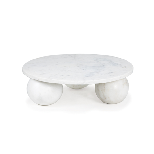 Footed Marble Plate
