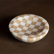 Checker Marble Dish