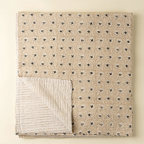 Clover Block Printed Throw