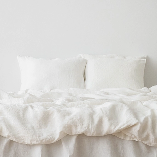 Linen Duvet Off White