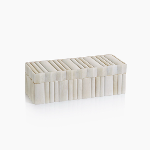 Scalloped Bone Box