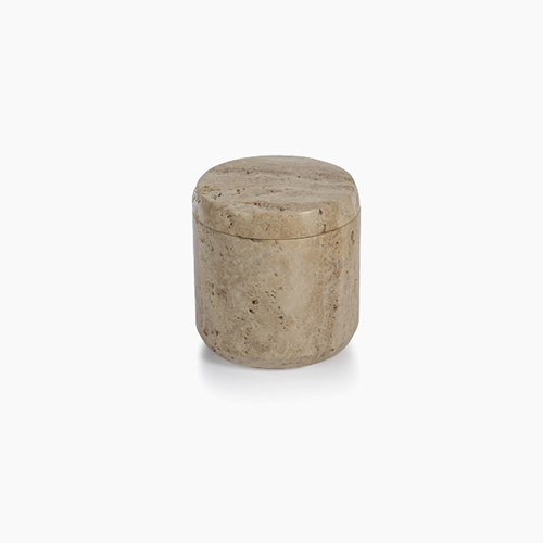 Travertine Canister