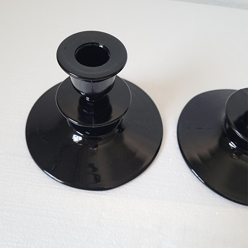 Black Glass Holder