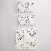 Ink Floral Comforter