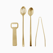 Ensemble de barres d'or mat