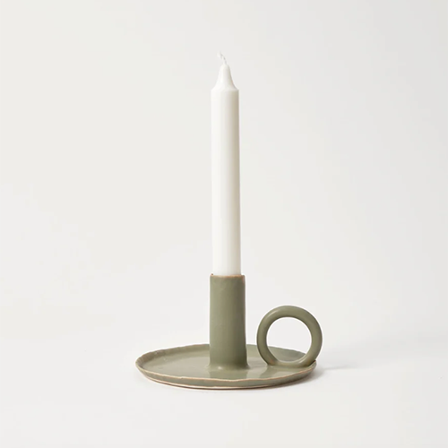 Candle Holder Green