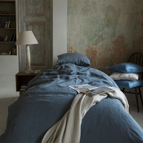 Linen Bedding Grey