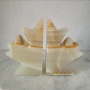 Onyx Bookends Leaf