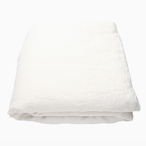 Linen Duvet Off White