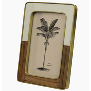Teak & Ivory Frame