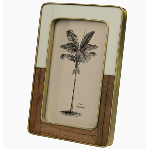Teak & Ivory Frame