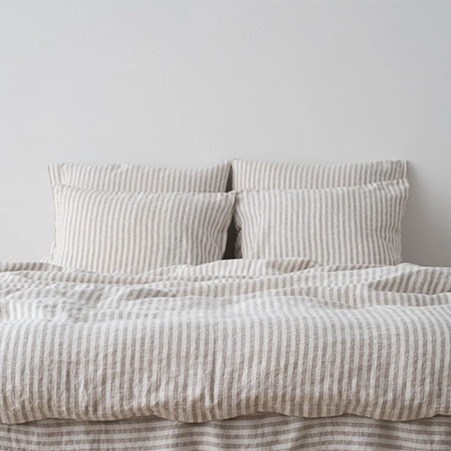 Linen Ticking Duvet