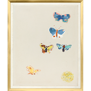 Papillon Et Fleurs