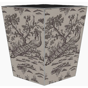 Peacock Wastebasket