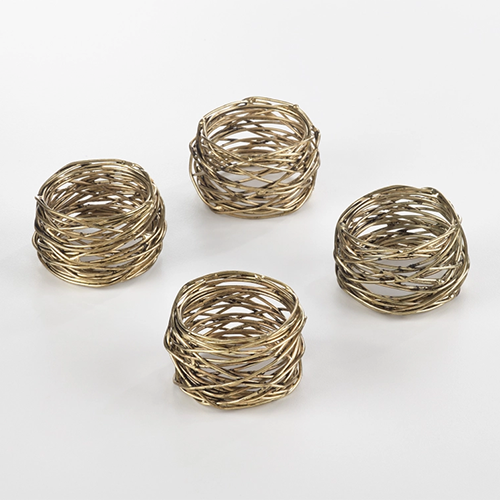 Gold Mesh Ring