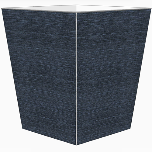 Navy Poplin Waste