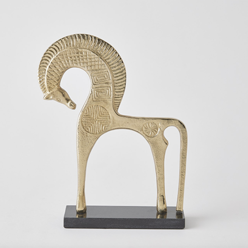 Deco Horse Gold