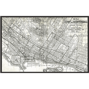 Map City Of Montreal