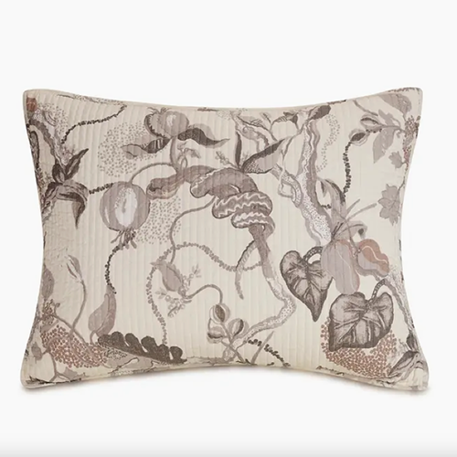 Snake Floral Sham