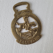 Brass Medallion Tally Ho