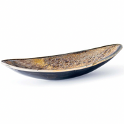 Horn Dish Brass Trim