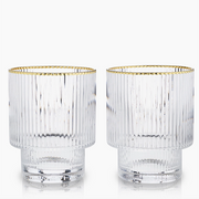 Gold Rim Tumbler