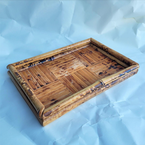 Vintage Bamboo Tray