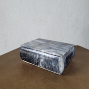 Grey Marble Box  With Lid