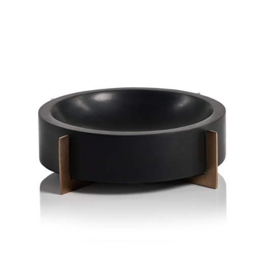 Black Bowl on Stand