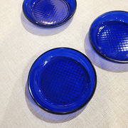 Vintage Cobalt Blue Plates