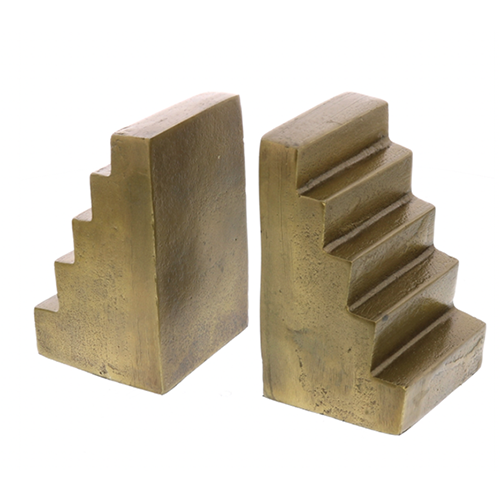Stair Bookends Brass