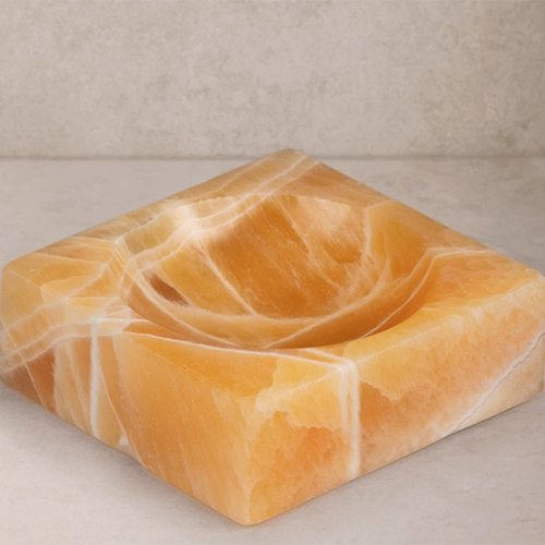 Marigold Onyx Bowl