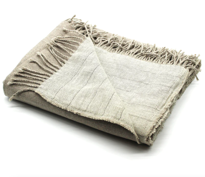 Linen Merino Throw