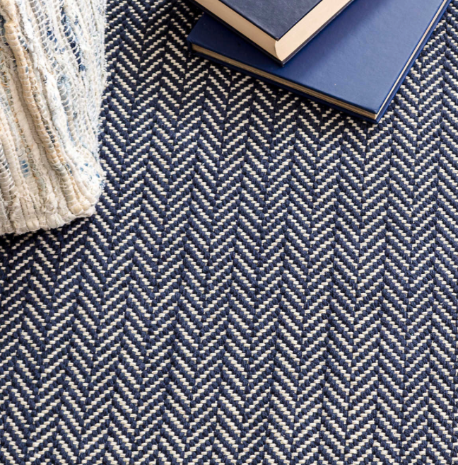 Herringbone  Indigo
