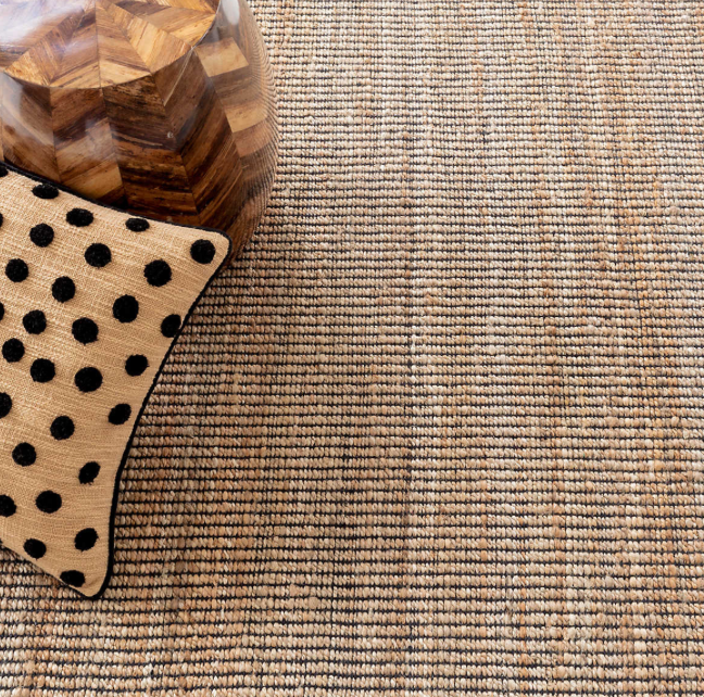 Gridwork Jute Black