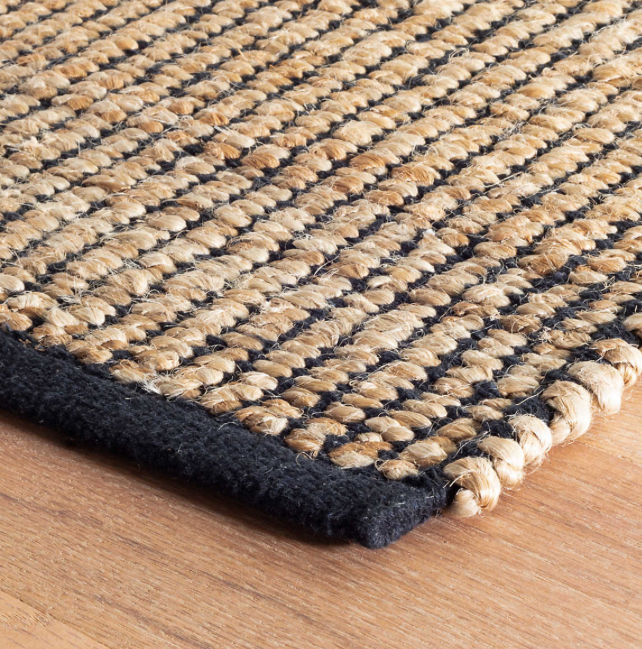 Gridwork Jute Black