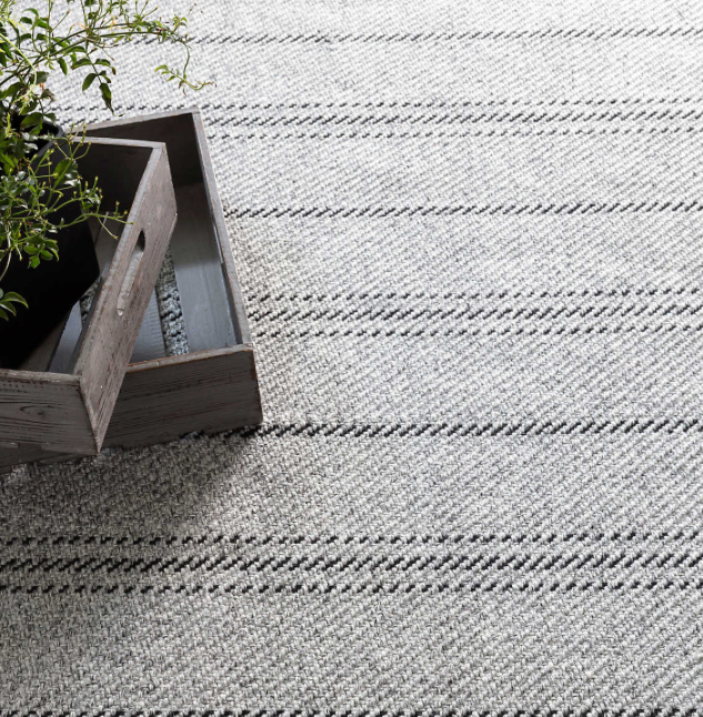 Melange Stripe Black
