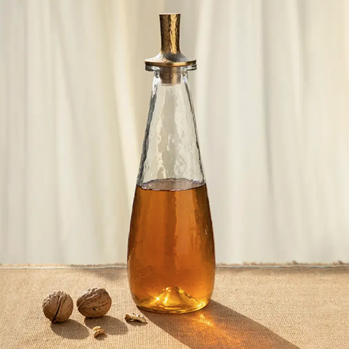 Pebbled Decanter Tall