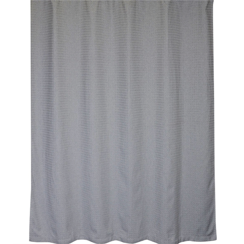 Belgian Waffle Shower Curtain Charcoal