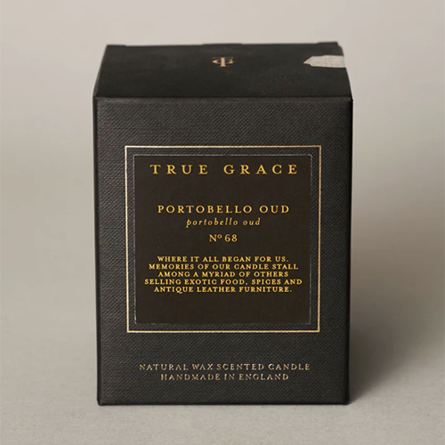 True Grace Portobello Oud  Candle