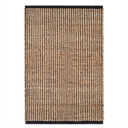 Gridwork Jute Black