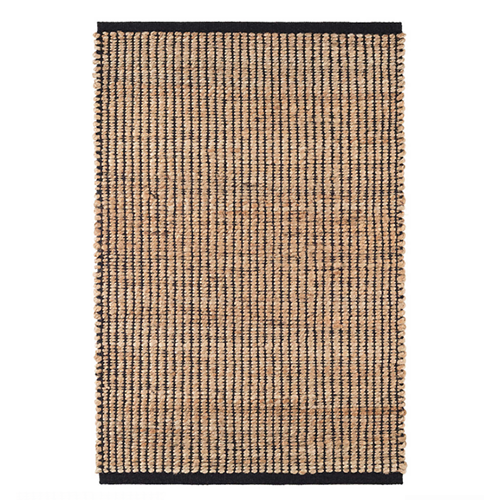 Gridwork Jute Black