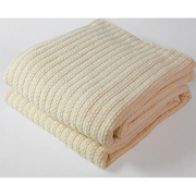 Cable Knit Blanket Natural