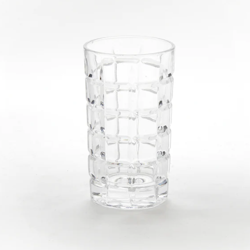 Crosshatch Glass Tall