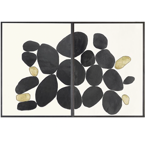 Black Balance Diptych